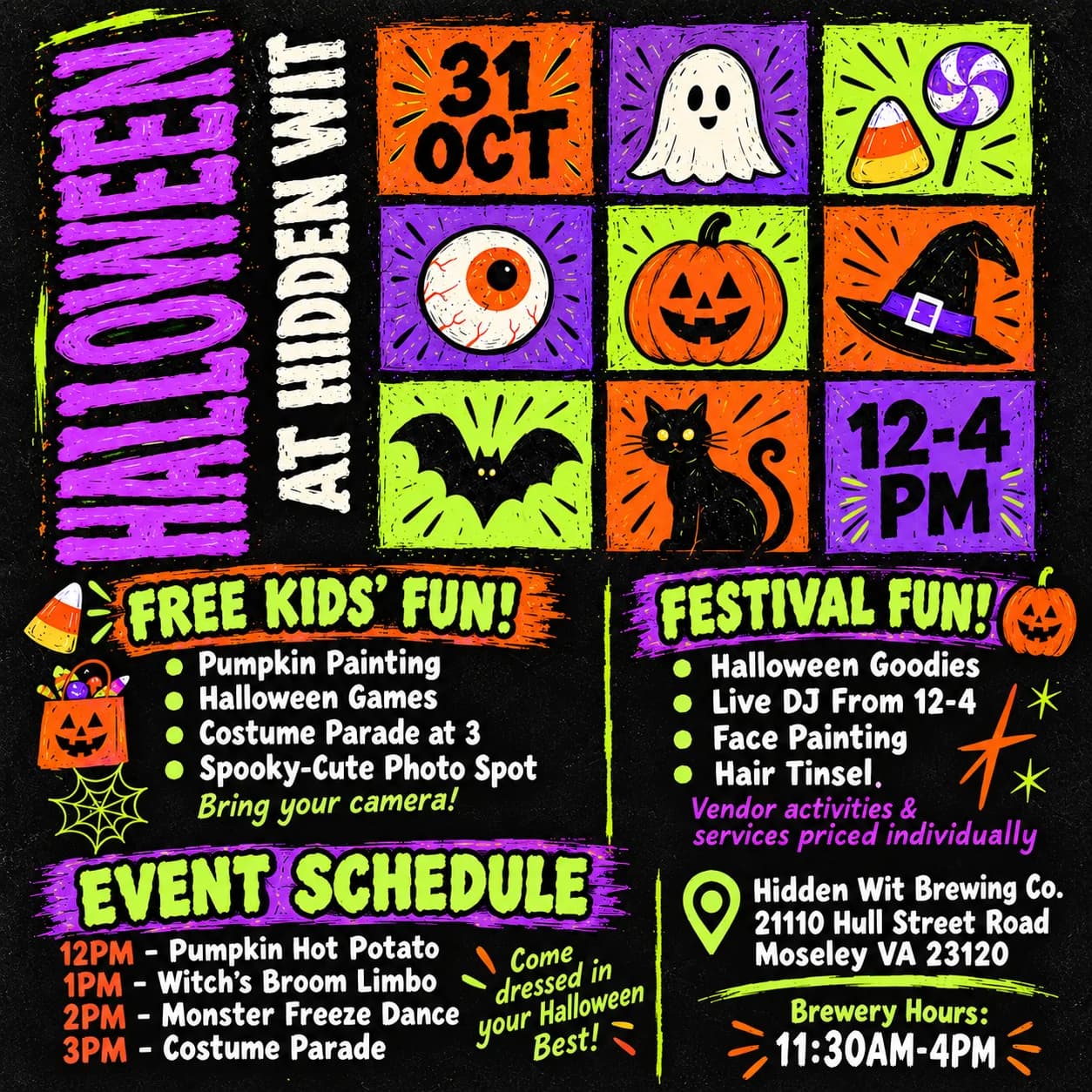 Halloween at Hidden Wit event photo